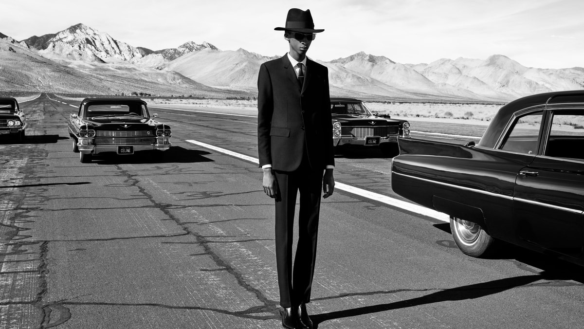 Un look Celine men winter 2024 (courtesy Celine)