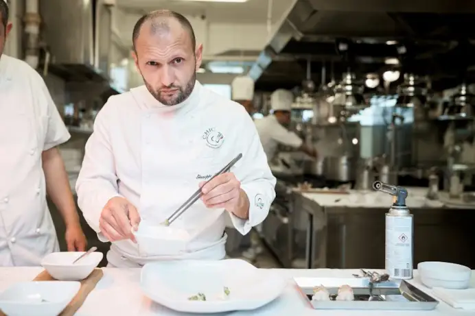 Giuseppe Stanzione del ristorante il Glicine dell’Hotel Santa Caterina ad Amalfi.