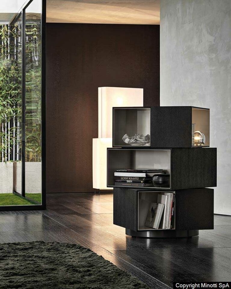 Libreria girevole Page di Minotti