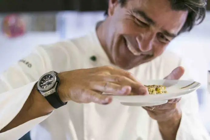 Il pluristellato chef francese Yannick Alléno.