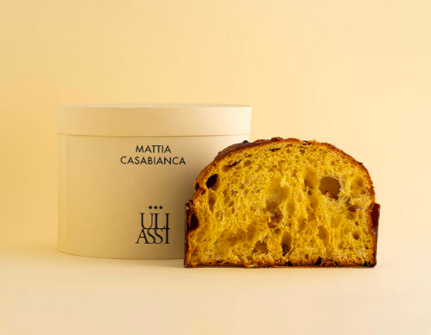 Il panettone tristellato di Uliassi realizzato in edizione limitata da Mattia Casabianca.
