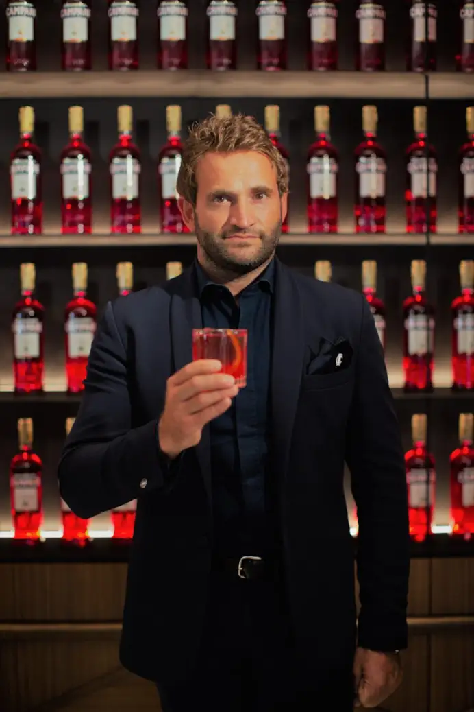 Tommaso Cecca, store manager e head bartender. del Camparino in Galleria dall’apertura nel 2019.