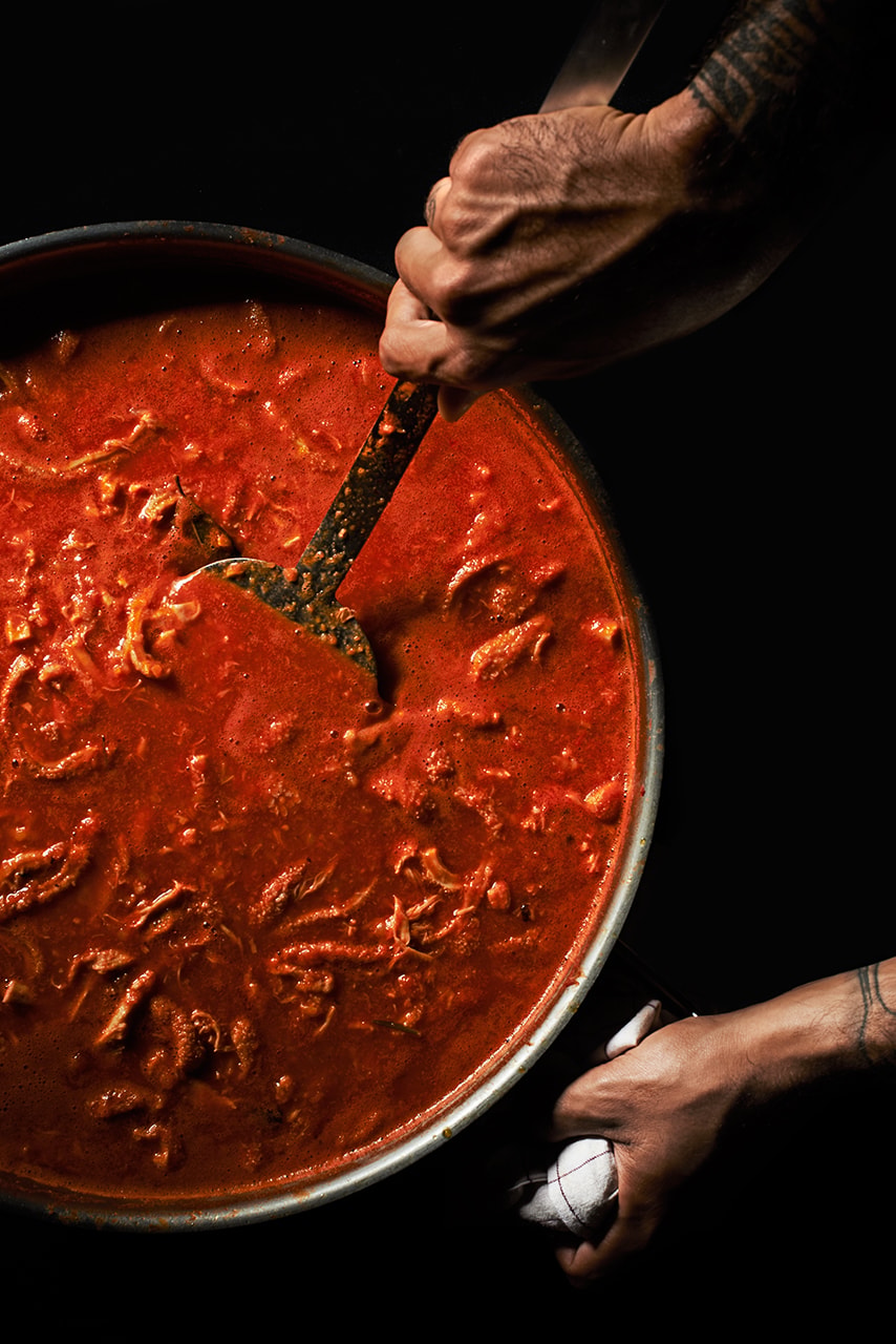 La trippa al sugo di Diego Rossi.