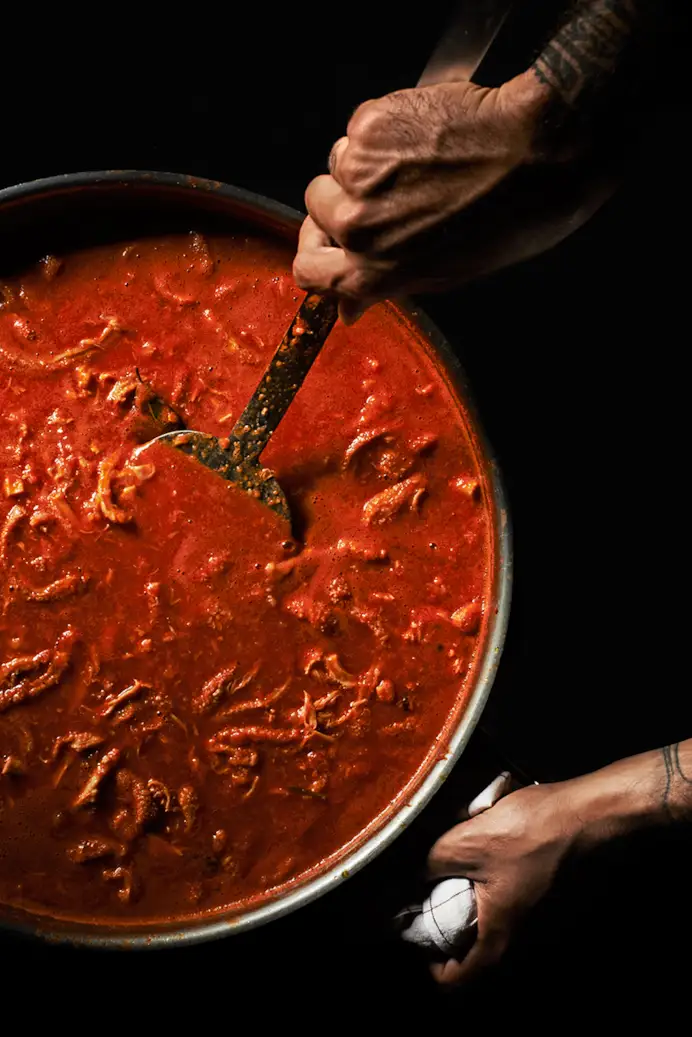 La trippa al sugo di Diego Rossi.