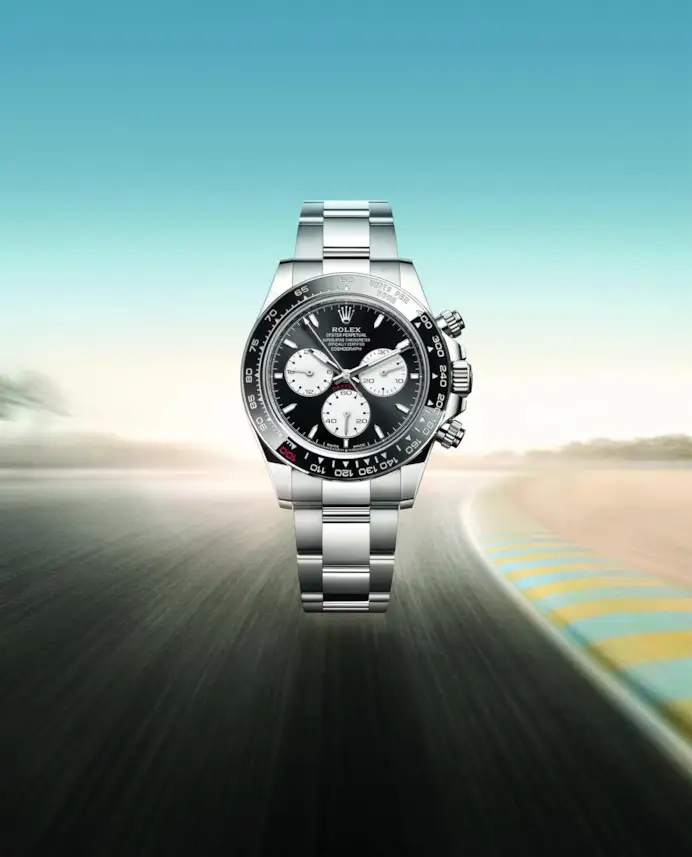 L'Oyster Perpetual Cosmograph Daytona, ispirato alla mitica corsa americana.