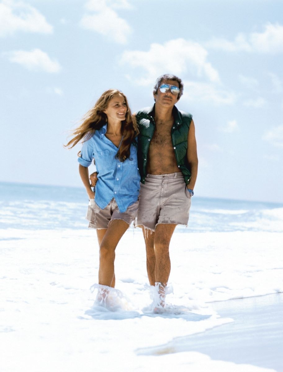 Ricky e Ralph Lauren ad Amagansett, Long Island, nel 1977.