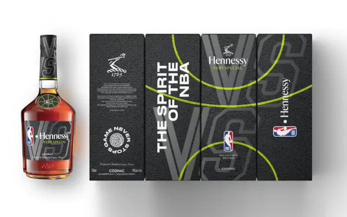 L'edizione limitata Nba 2024 del Cognac Hennessy.