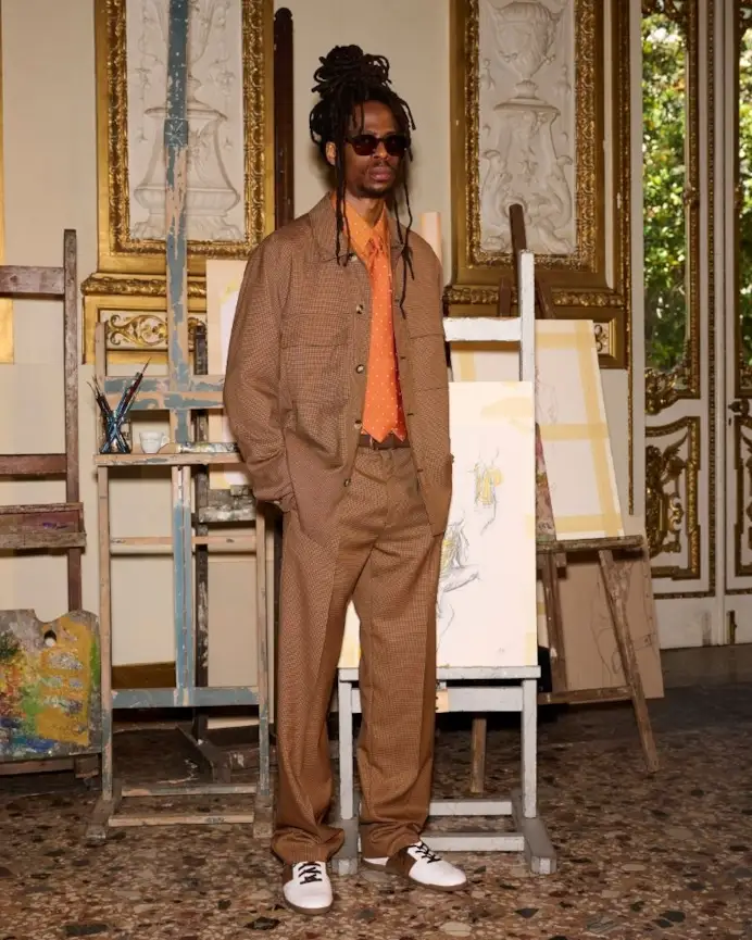 Un look Paul Smith spring-summer 2025 (courtesy Paul Smith)