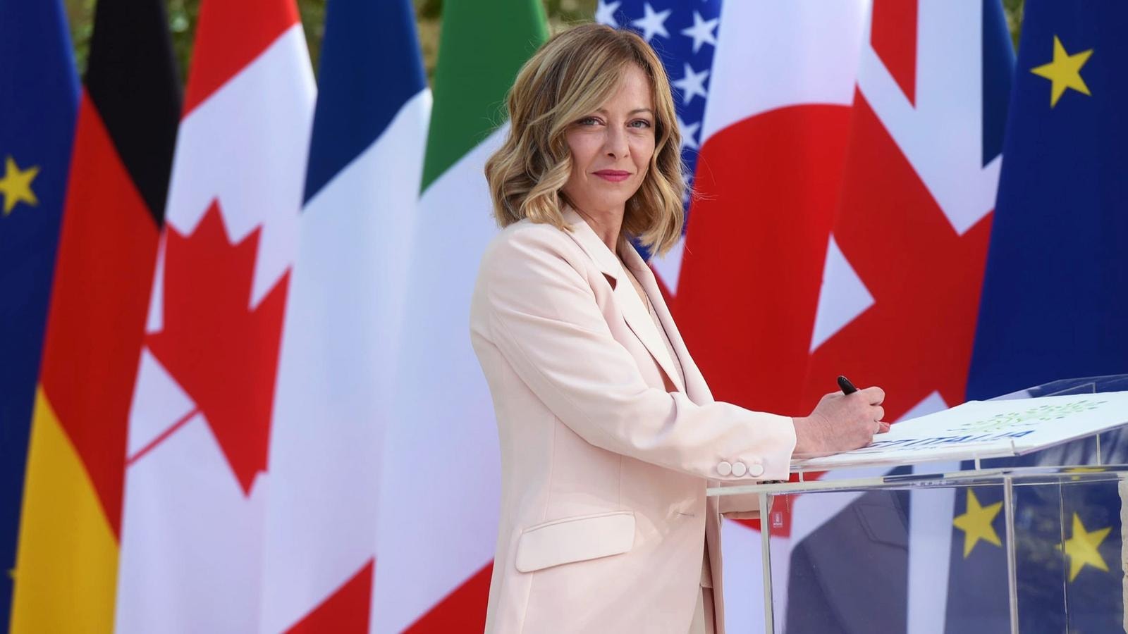Al G7 Giorgia Meloni incassa l'accordo sull’Ucraina
