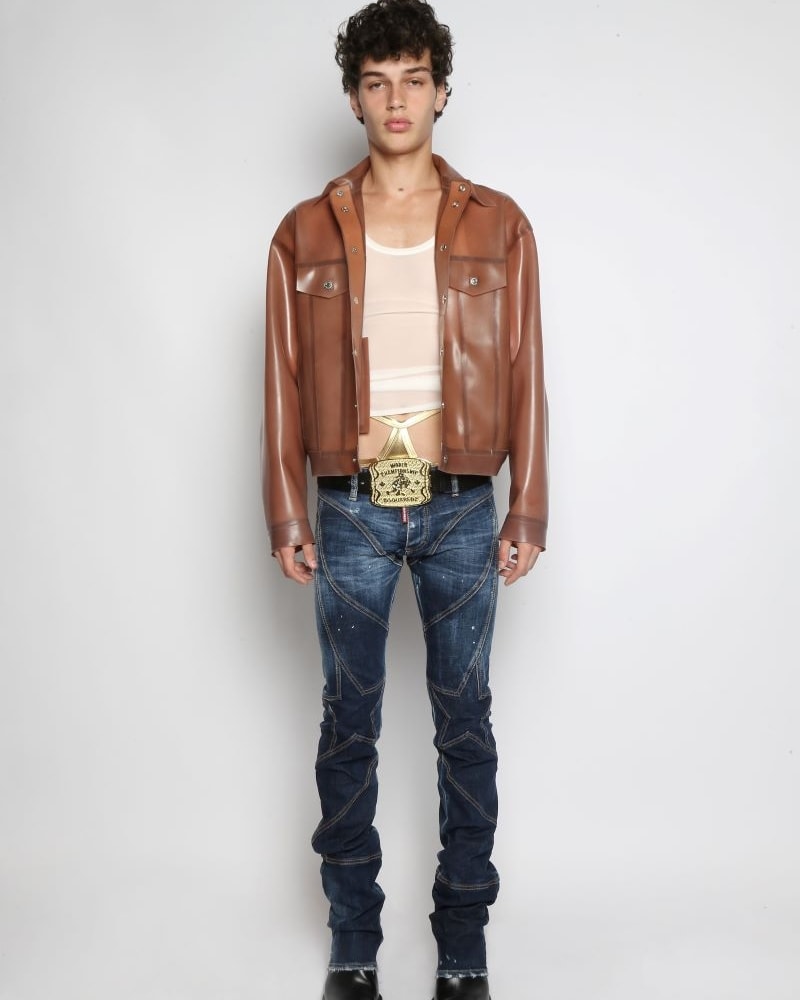 Un look Dsquared2 spring-summer 2025 (courtesy Dsquared2)