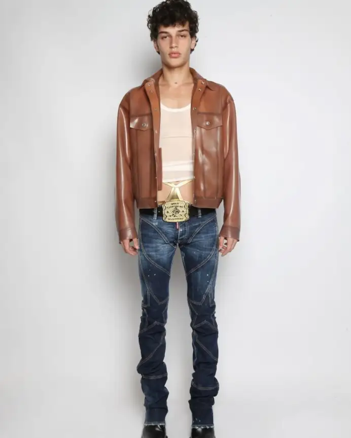 Un look Dsquared2 spring-summer 2025 (courtesy Dsquared2)