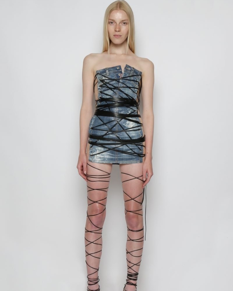 Un look Dsquared2 spring-summer 2025 (courtesy Dsquared2)