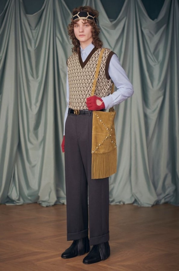 Un look Valentino by Alessandro Michele «Avant les débuts» spring 2025 (courtesy Valentino)