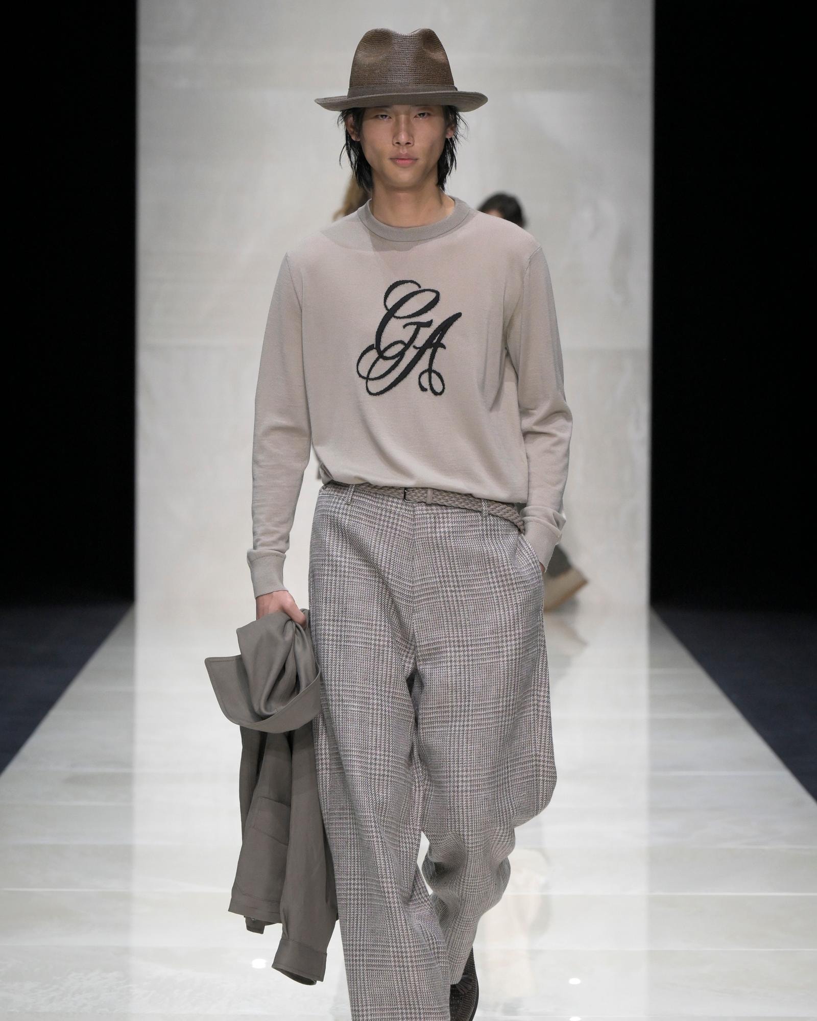 Un look Giorgio Armani spring-summer 2025