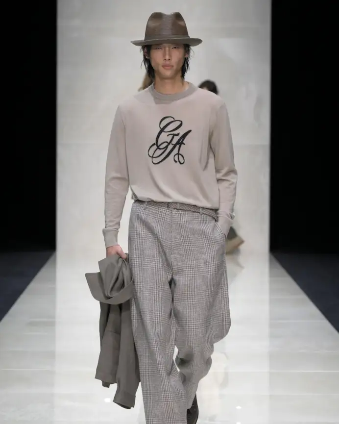 Un look Giorgio Armani spring-summer 2025