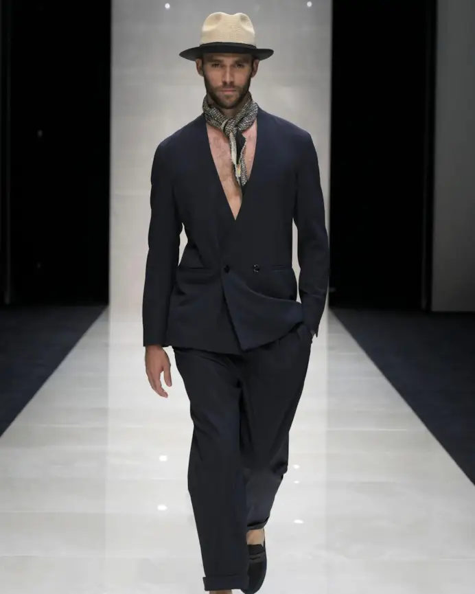 Un look Giorgio Armani spring-summer 2025