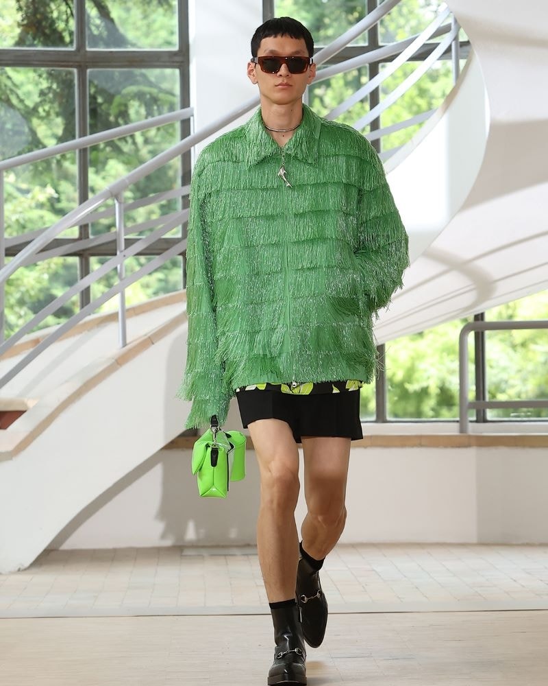 Un look Gucci spring-summer 2025 (courtesy Gucci)