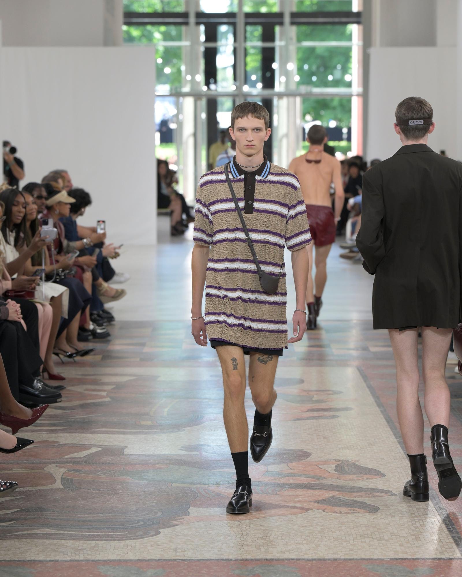 Un look Gucci spring-summer 2025 (courtesy Gucci)