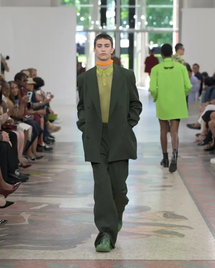 Un look Gucci spring-summer 2025 (courtesy Gucci)