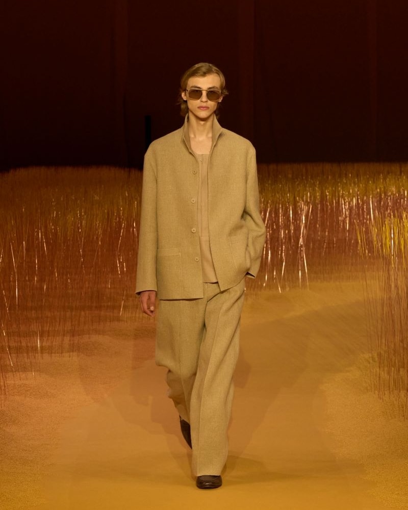 Un look Zegna spring-summer 2025 (courtesy Zegna)