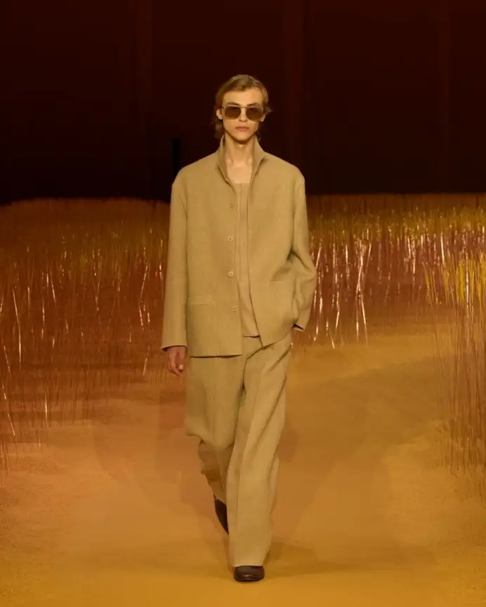 Un look Zegna spring-summer 2025 (courtesy Zegna)