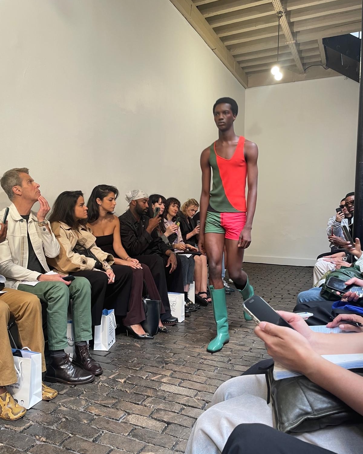 Un look Bianca Saunders spring-summer 2025