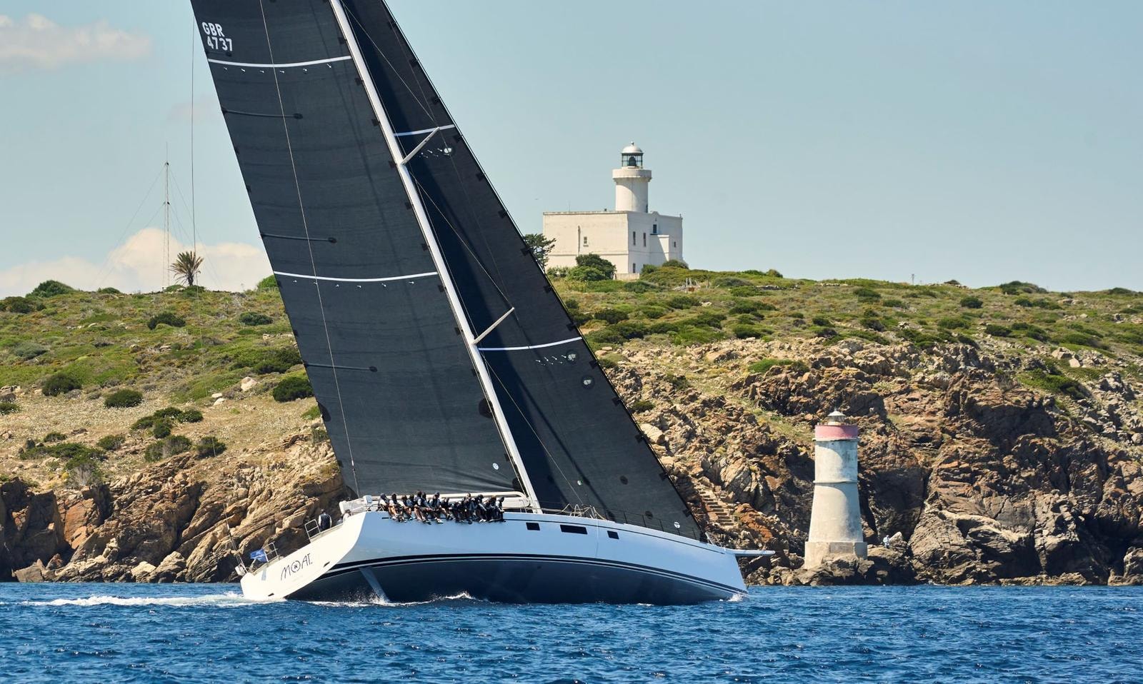 Lo spettacolo della Giorgio Armani Superyacht Regatta