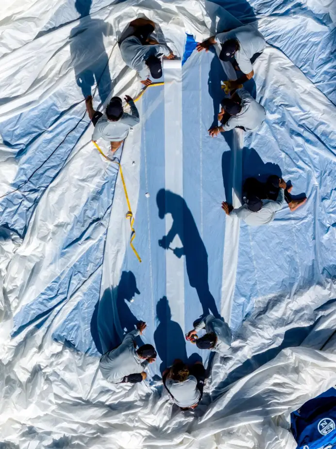 Lo spettacolo della Giorgio Armani Superyacht Regatta