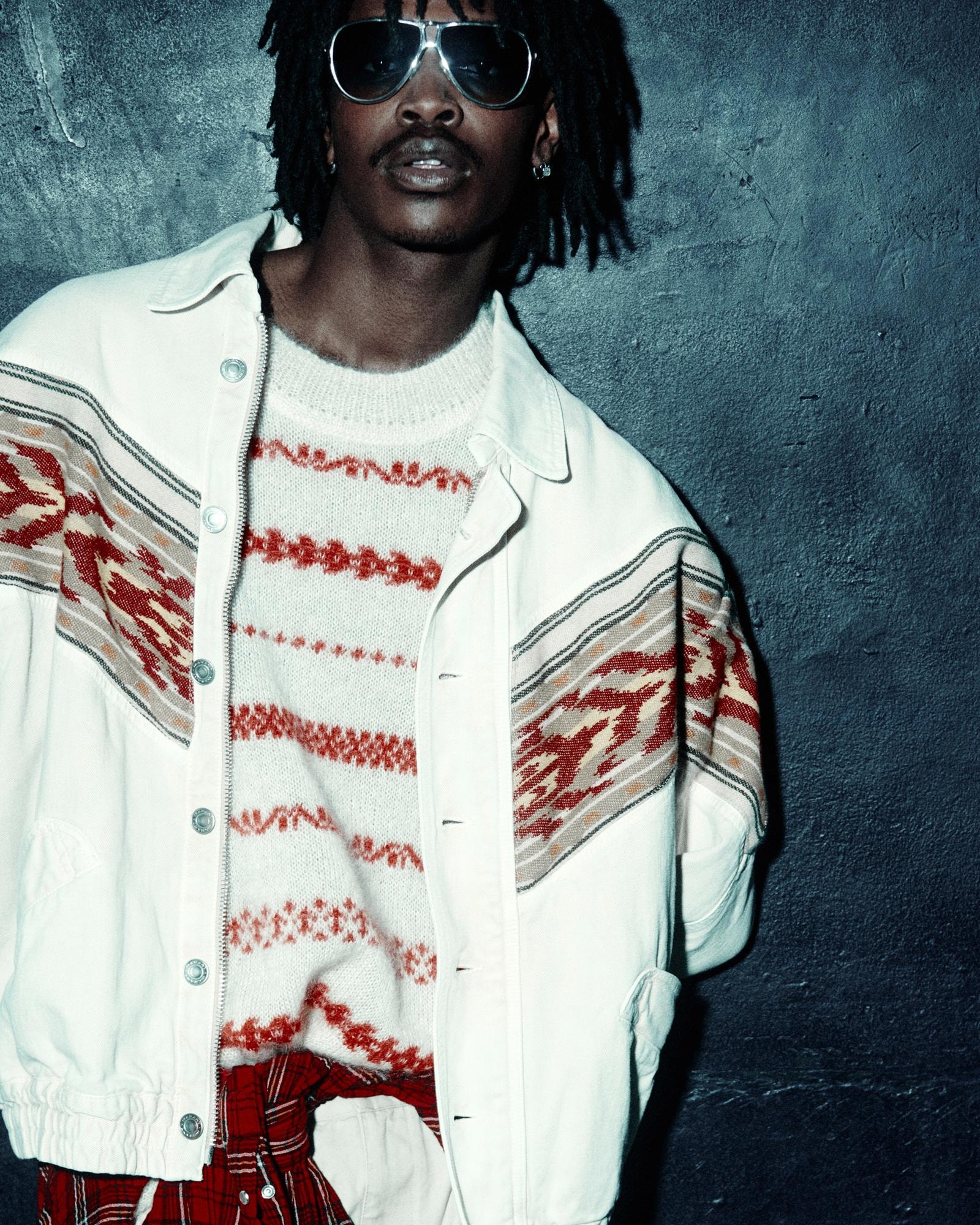 Un look Isabel Marant spring-summer 2025 (courtesy Isabel Marant)