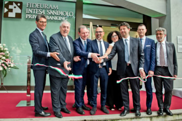 L'inaugurazione dei nuovi uffici Fideuram Ispb