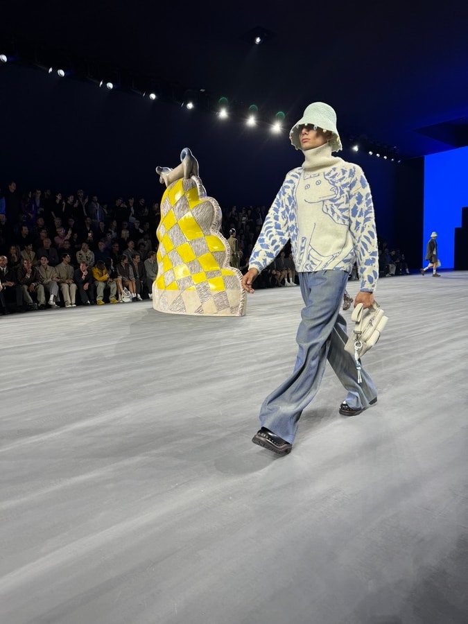 Un look Dior homme spring-summer 2025 (ph Stefano Roncato)