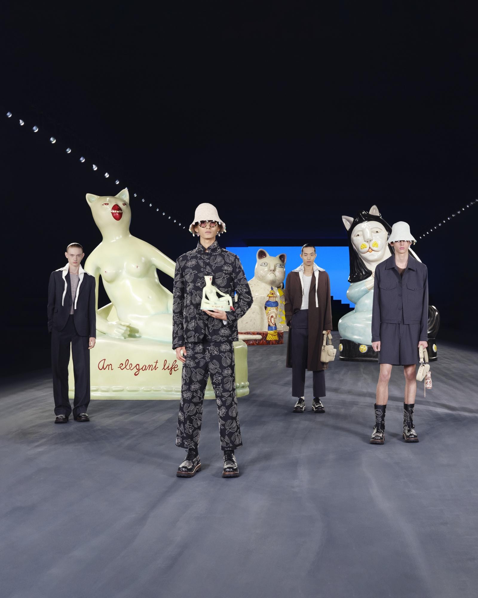 Un momento dello show Dior spring-summer 2025 (foto Brett Lloyd, courtesy Dior)