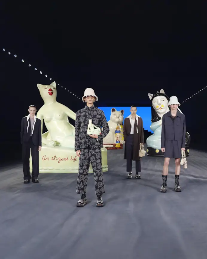 Un momento dello show Dior spring-summer 2025 (foto Brett Lloyd, courtesy Dior)