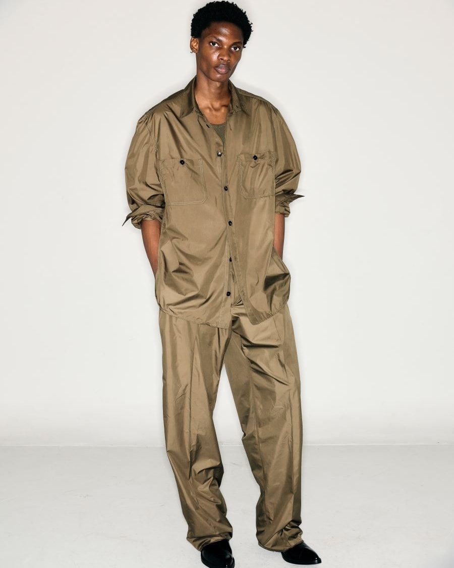 Un look Aldo Maria Camillo spring-summer 2025 (courtesy Aldo Maria Camillo)