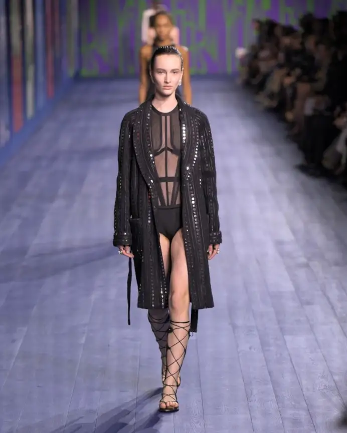 Un look Dior haute couture fall-winter 2024/25 (courtesy Dior)