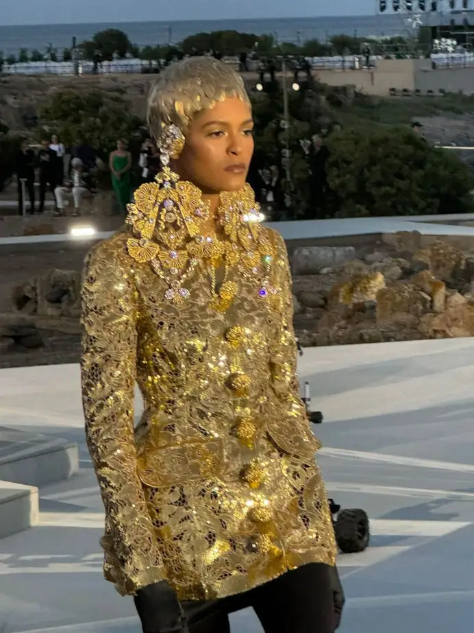 Un look Dolce&Gabbana haute couture fall-winter 2024/25