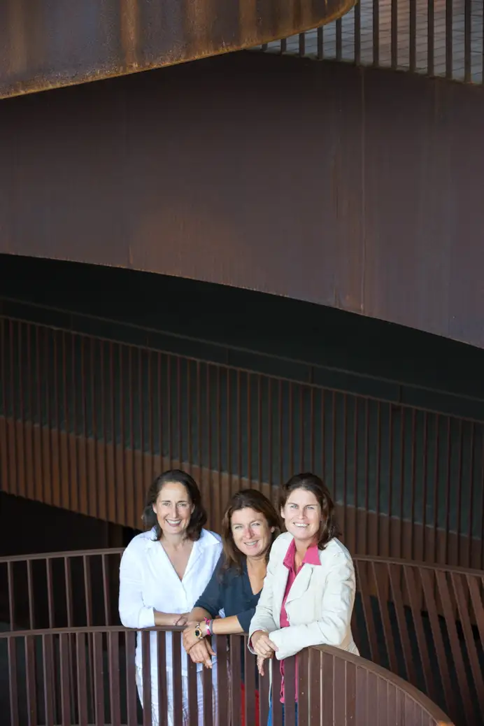 Sisters Albiera, Allegra, and Allessia Antinori, in their family's Antinori Chianti Classico Winery,
Chianti Classico region, Tuscany, Italy