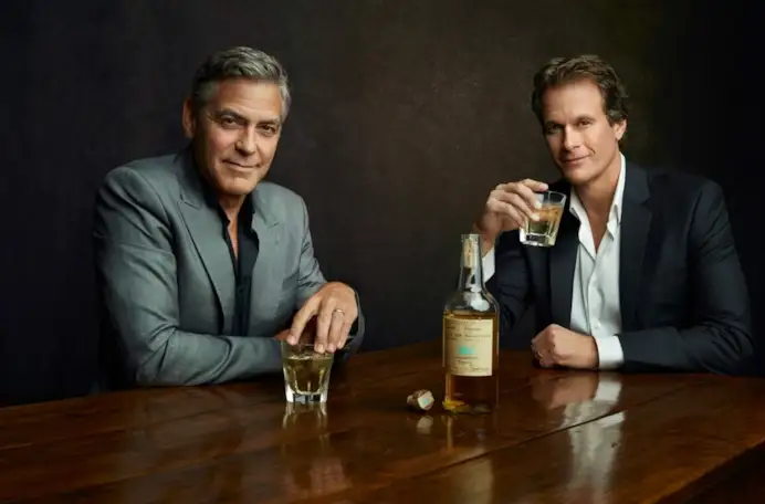 George Clooney e Rande Gerber, fondatori del brand Casamigos, venduto poi a Diageo.