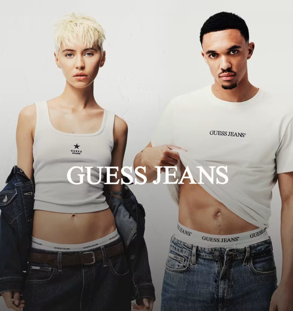 Un adv Guess jeans (ph official website)