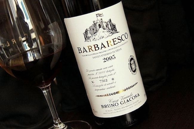 Barbaresco, forte calo di Giacosa