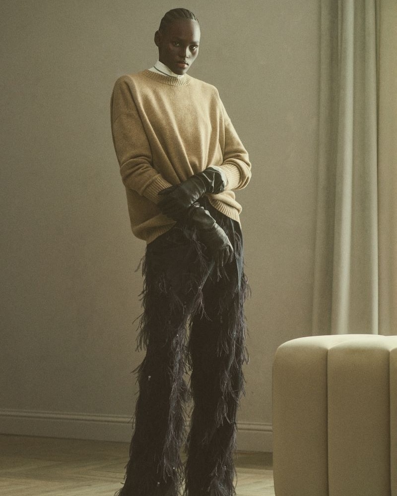 A Brunello Cucinelli's look from the fall-winter 2024/25 collection (courtesy Brunello Cucinelli)