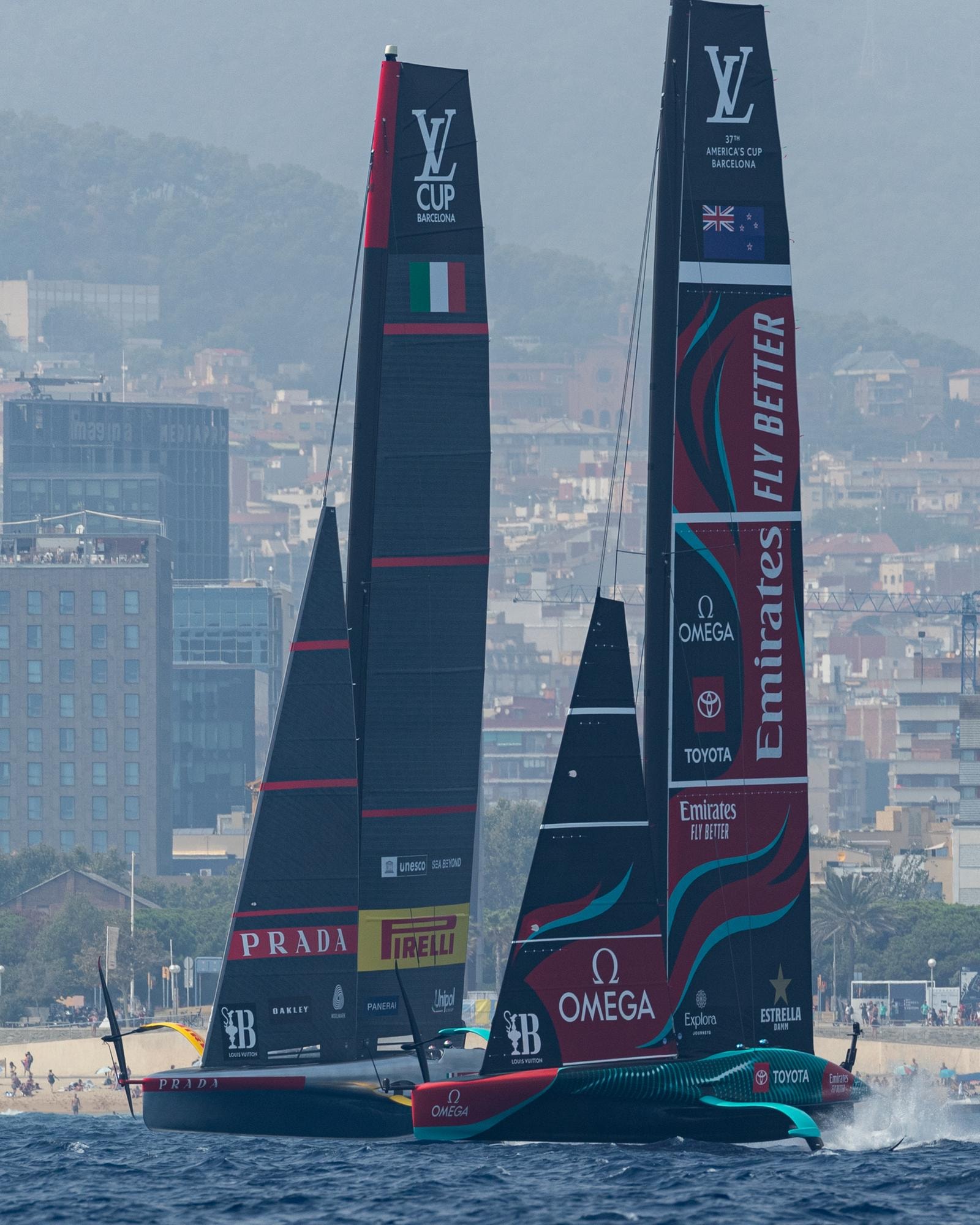 Un momento della Louis Vuitton America’s cup a Barcellona (courtesy Louis Vuitton)