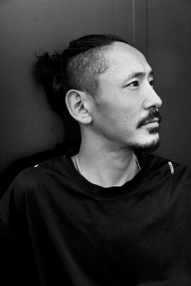 Satoshi Kuwata fondatore e direttore creativo di Setchu (courtesy Pitti immagine)