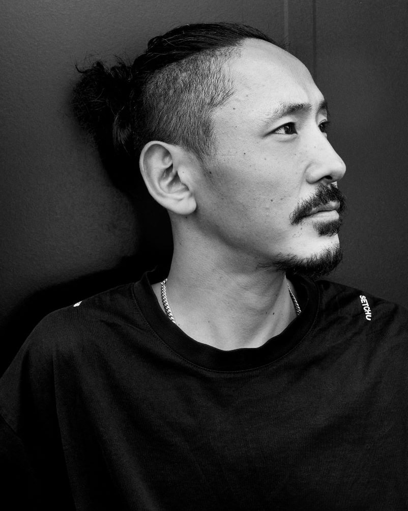 Satoshi Kuwata fondatore e direttore creativo di Setchu (courtesy Pitti immagine)
