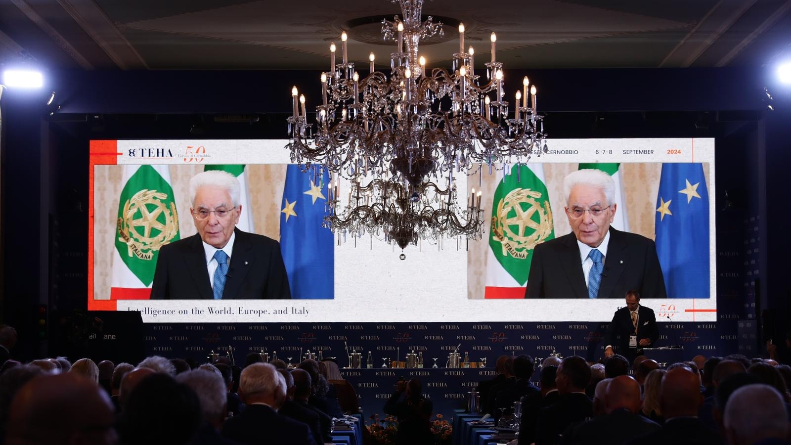 Cernobbio, Sergio Mattarella: l’Italia &egrave; un debitore onorabile. Ma abbattere il debito &egrave; una necessit&agrave; ineludibile