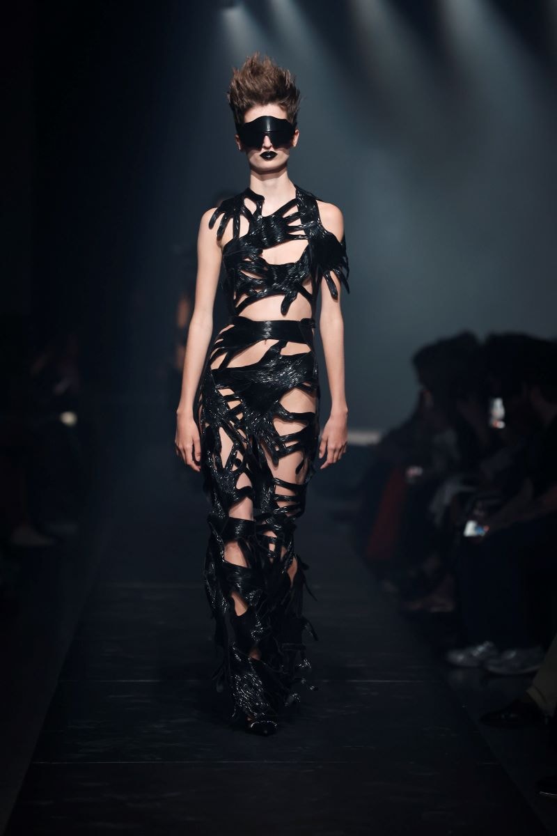 Un look Area alla New York fashion week (ph Francesc Ten/MFF)