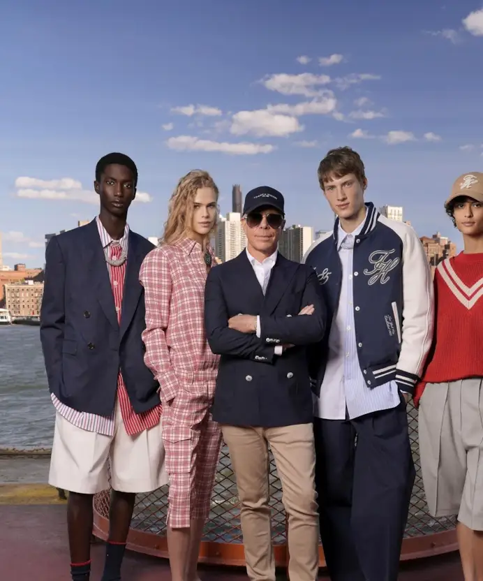 In esclusiva per MFF, Tommy Hilfiger e i modelli della sfilata spring-summer 2025 (ph Stéphane Feugère, courtesy Tommy Hilfiger)