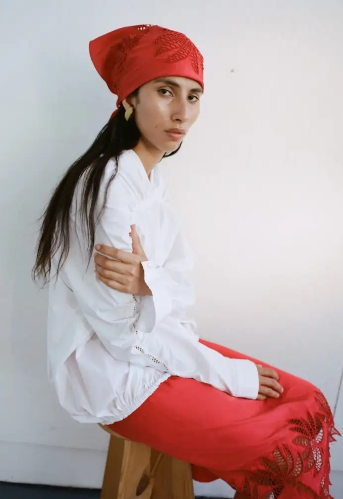 Un look Diotima della spring-summer 2025 (courtesy Diotima)