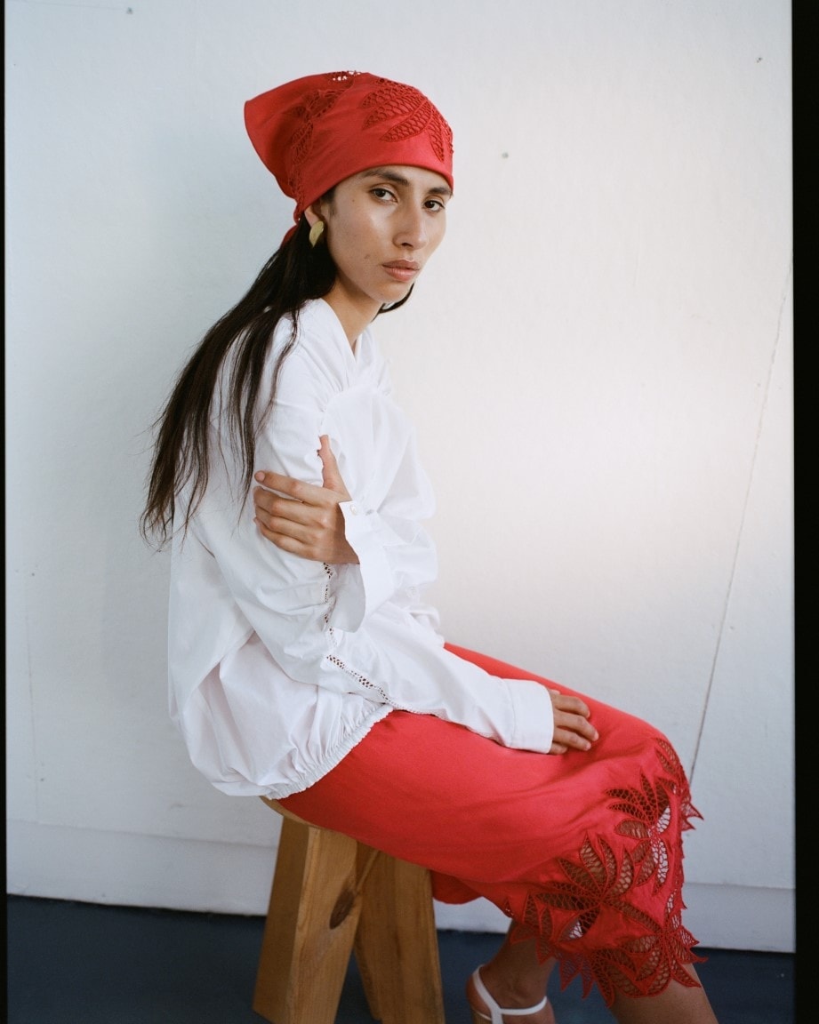 Un look Diotima della spring-summer 2025 (courtesy Diotima)