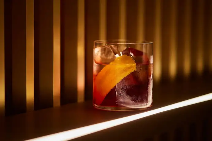 Lucien Gaudin twist sul Negroni.